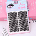 Private Label Natural Eyelashes Precut Segmented Eyelashes Extensions DIY Cluster Lashes