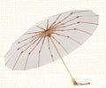Wholesale Market Umbrella Windproof Nylon Plastic 16 Ribs Fiberglass Frame Japanese Traditional Style Customizable Color Logo