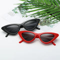 2020 New Fashion UV400 Womens Sunglasses Cool Cat Eye Gafas De Sol in 11 Colors White Red Transparent Frames Made of PC Material