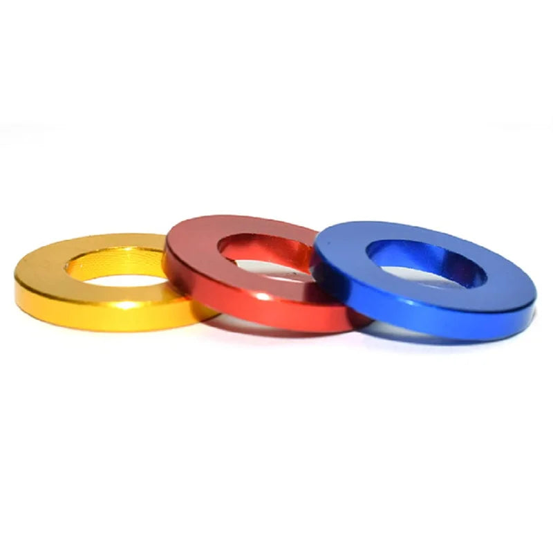 M3 M4 M5 M6 M8 Anodized Aluminum Flat Washer Red Green Muti-Color Colorful Fender Flat Washers Gasket