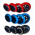 High Wear Resistance 85A Black Speed Roller Skate Wheels Outdoor 90 100 110 125mm for Flashing Rollers