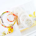 Bracelet Bracelet Key Ring Bag Handle Round Resin Silicone Mold Set