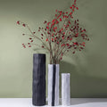 Merlin Living Modern Home Decor Ceramic Vase Decoration Wrinkle Table Ceramic Decoration for Flower Vase