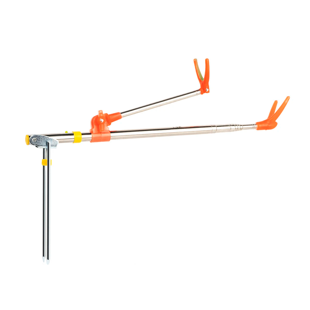 Folding Stainless Steel Telescopic Fishing Rods Holder for River Fishing Portable Hand Rod Holder