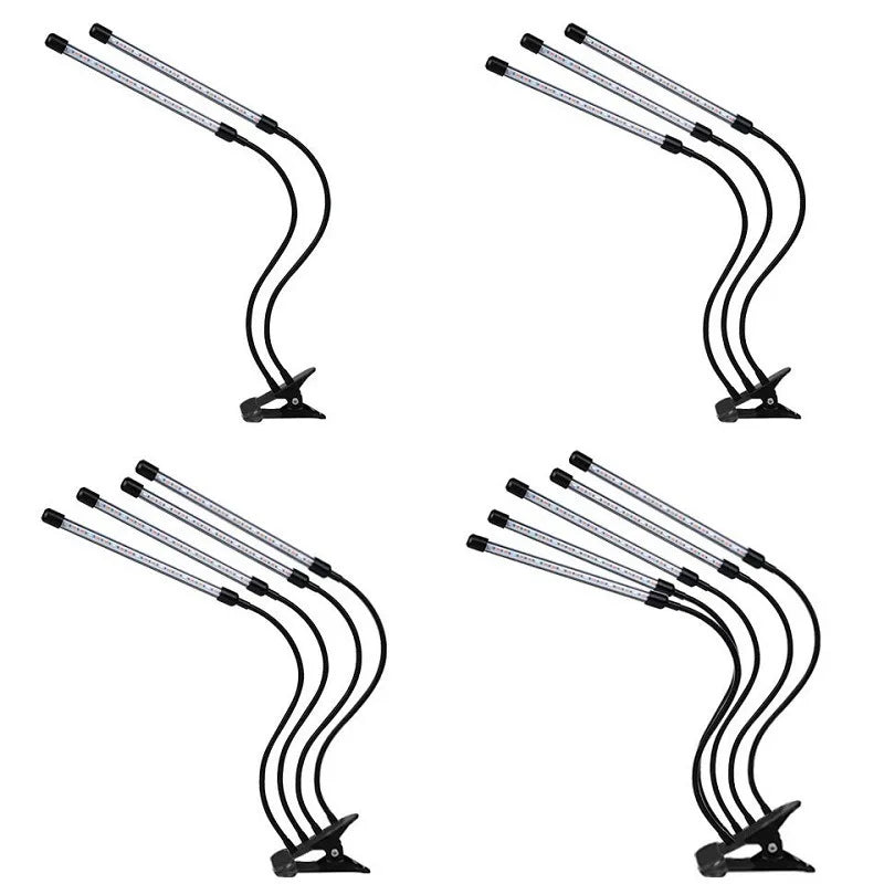 LEDILAND Best Selling Indoor Full Spectrum LED Grow Lights 1-5 Head Dimmable Clip Timer IP65 250-350 PPFD Aluminum Alloy for