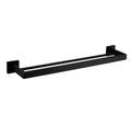 Bath Accessories Premium Thicken Stainless Steel Square Shower Towel Rack for Bathroom Towel Holder  (Matte Black24 Inch)