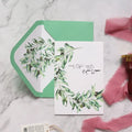 Colorful Printing Paper Invitation Save Date Card Mated Envelope Luxury Wedding Invitation DIY Craft Anime Music Angel 7 Inch