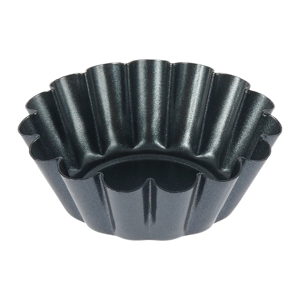 1PCS Non-stick Tart Quiche Flan Pan Mold Pie Pizza Cake Mold Cupcake Egg Tart Tartlet Baking Mold Muffin Cup Pizza Pan Bakeware
