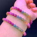 Wholesale  Natural Gemstone Bracelets Tourmaline Bracelets Candy Tourmaline Bracelets for Women