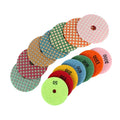 100mm 4 Inch Diamond Floor Polishing Pads for Concrete OEM Customizable Grit 50-3000 True Shine JXGP4020