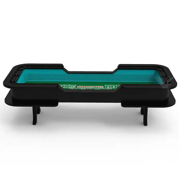 YH 10 Foot Casino Quality Solid Wood Dice Table Deluxe Entertainment Craps Table Custom Crap Dice Gambling Table H-Leg for Sale