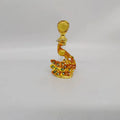 Vintage Painted Perfume Attar Dropper Middle East Dubai Luxury Enamel Essential Oil Glass Metal butterfly Perfume Empty Bottle