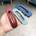 Women Girls Hair Accessories Acrylic French Barrette Duck Bill Hairclip Bun Bang Blank Medium Small Big Matte Plastic Hair Clip