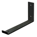 L Shelf Bracket Heavy Duty DIY Open Shelving Hardware Included Rustic Iron Metal Scaffold Black Wall Floating Shelf Brackets