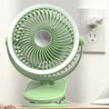 Popular Desk Fan With Light 3 Speeds USB Fan Small Clip on Fan Rechargeable for Indoor Outdoor