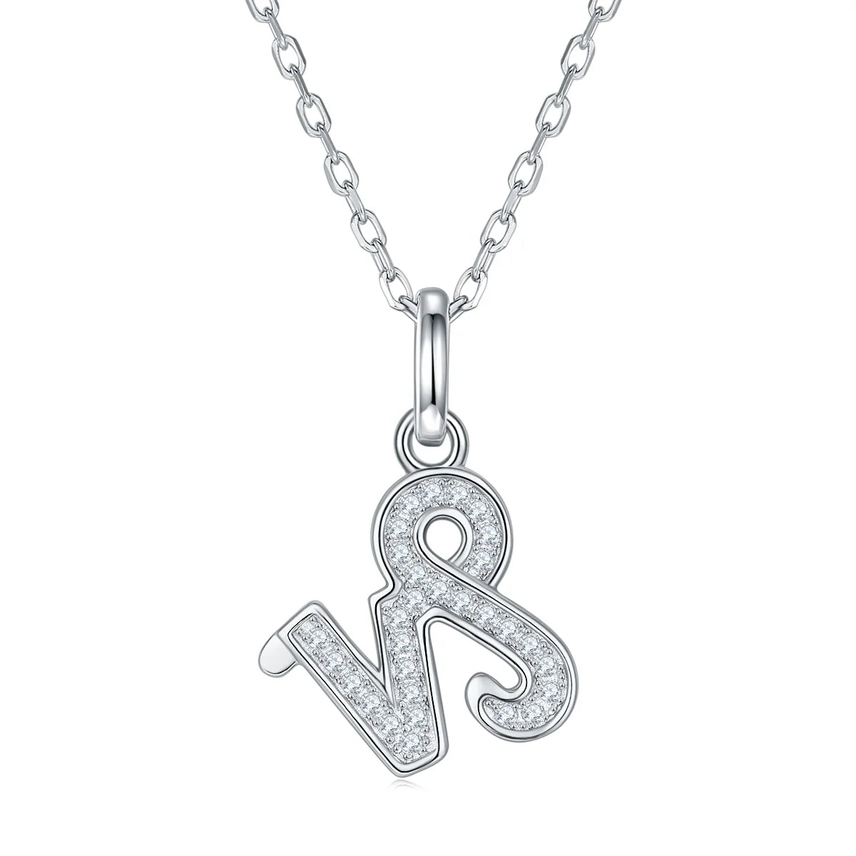 Wholesale S925 Sterling Silver Jewelry Capricorn Zodiac Moissanite Diamond Pendant Necklace