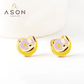 ASON Hot Sale Animals Stainless Steel Earring 18K Gold Plated Custom Cute Screw Earrings Jewelry