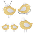 Lotus Fun 925 Sterling Silver Natural Handmade Designer Lovely Princess Bird Stud Earrings Fine Jewelry for Women