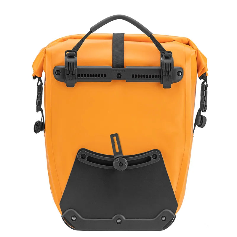 ROCKBROS Waterproof Bike Rear Rack Double Side Bag 25L Large Capacity Bike Pannier Bags