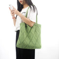 2023 Wholesale Summer New Design Women's Knitted Tote Bag Portable Hollow One Shoulder Large Capacity Fashionable Ladies Spring