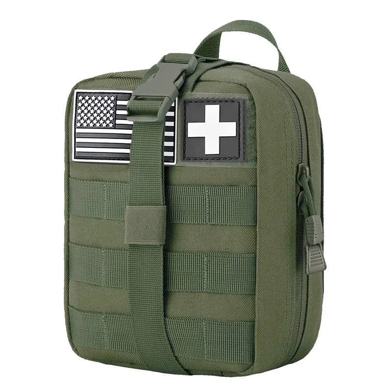 Waterproof 900D Army Green Combat Emergency IFAK First Aid Tourniquet Medical Pouch Medic Bag