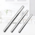 Kitchen Accessories Stainless Steel Rolling Pin Food Grade Dough Roller for Fondant Pizza Pie Dumpling Wrapper Cookie&Pastry