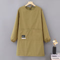 Kitchen Household High Appearance Level Dirt Resistant Wear Resistant Dirt Adult Work Long Sleeve Overalls Apron