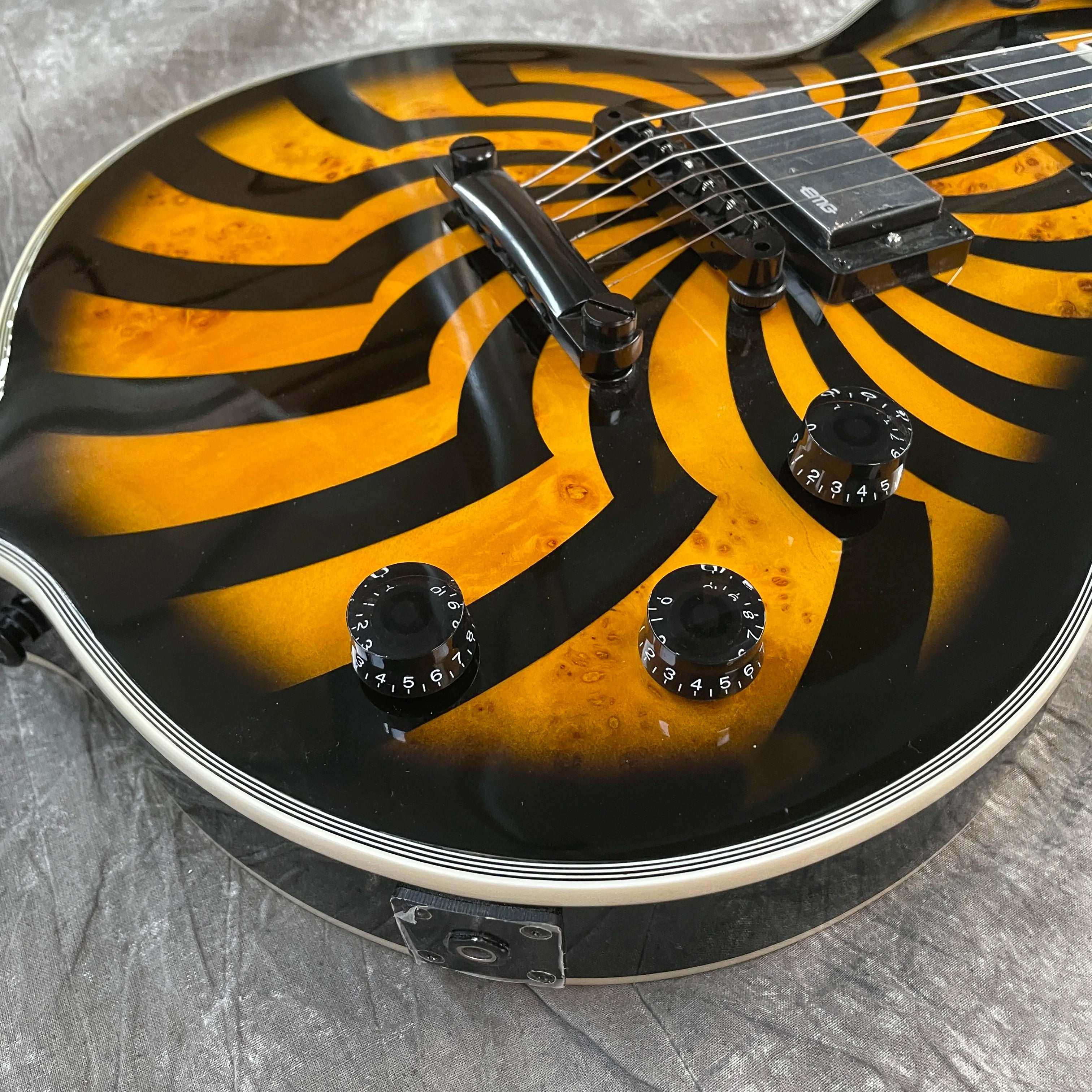 Wylde Audio Odin Viking Totem Style Electric Guitar Fast Ship