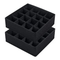 16-Cell Fabric Dresser Drawer Organizers Sock Underwear Storage with Foldable Design for Lingerie Handkerchiefs Clothing Storage