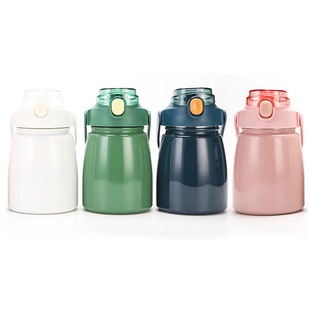 800ml Belly Bottle Children Vacumn Double Wall Stainless Steel Water Bottle