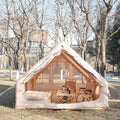 Wholesale Inflatable Camping Tent with Hand Pump Outdoor Blow up Tent 8-10 Person Oxford  Glamping Air  Cabin House Tents
