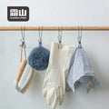 SHIMOYAMA Stainless Steel Cloth Hanging Wardrobe Clips with Long Tail Hook Premium Clip Hook for Kitchen Household Office
