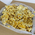 Soft Copper Gold Flakes Leaves 1 Kg Color 2.5 Fragment Gold Leaf Pure Copper Foil Flakes Sheets Decorating Art Crafts Material