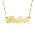 Zircon Gold Plated  Minimalism Carving Pendant Letter  Necklaces  Women's Gift  Name Necklace