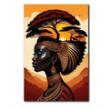Wholesale Price Black Lady Printed Canvas Painting Printing on Wall Paintings for Home Decoration