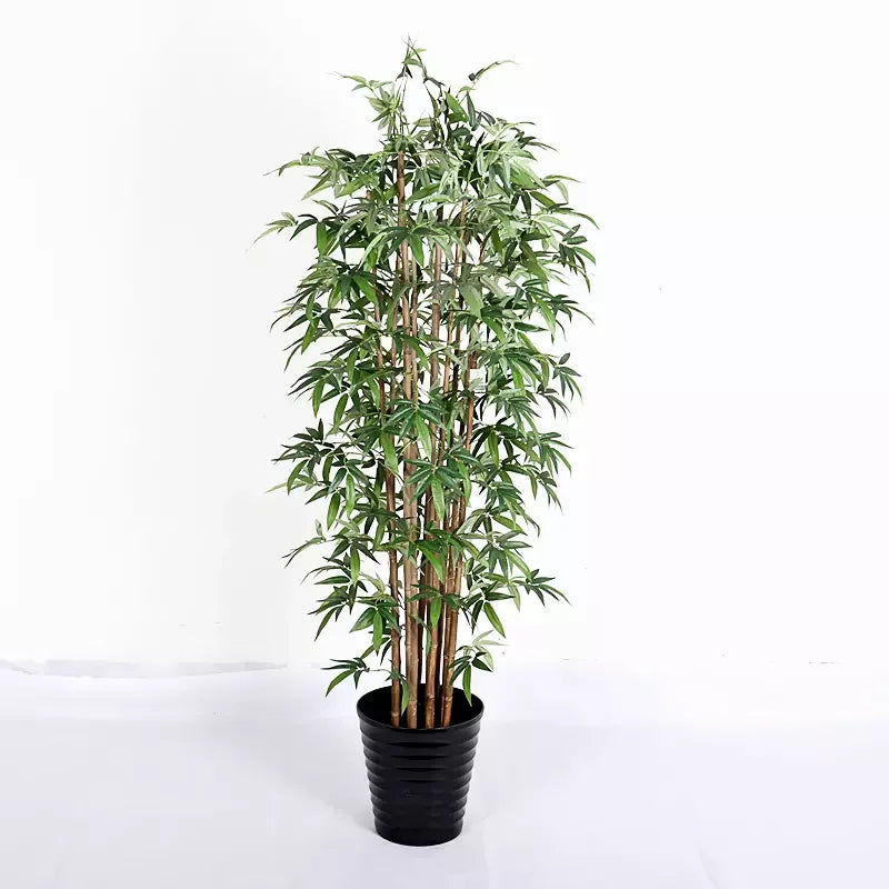 Top Selling Artificial Bamboo Plant Wall Decoration 150cm Plastic Contemporary Design