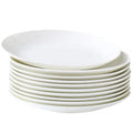 Factory Price Round Ceramic 8 Inch  White Porcelain Restaurant Plates