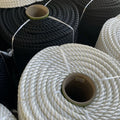 Cotton 3 Strands Twisted Coiled Multifilament Flexible Durable Rope for Shipping & Marine Packaging and Fishing