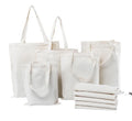 New Shoulder Bag Reusable Natural White Cotton Tote Bag Custom Canvas Shopping Bag With Logo