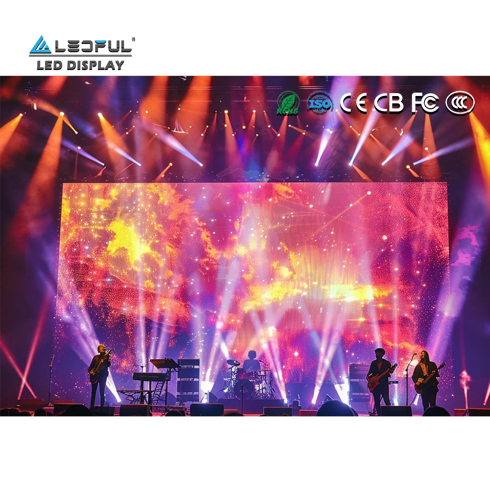 High Quality Full Color LED Video Wall Panel P2 Outdoor LED Display Screen Panels 500*500MM for Stage Rental