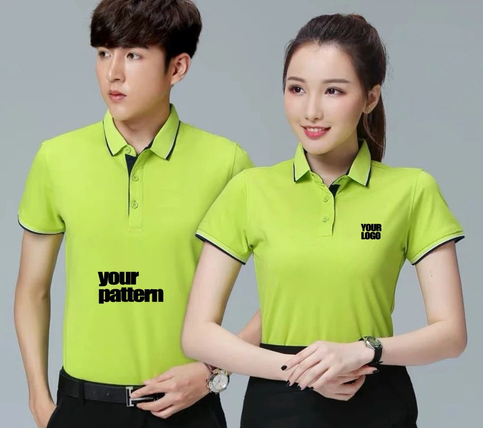 Oem Fashion Sublimation New Design Men and Women's Polo Shirt