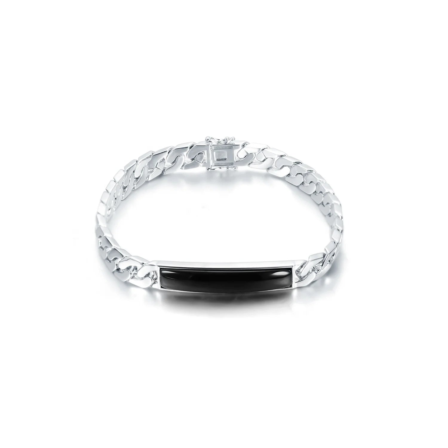Abiding Jewelry Wholesale Mens Jewelry Solid 925 Silver Bracelet Fashion Boy Custom Bracelet