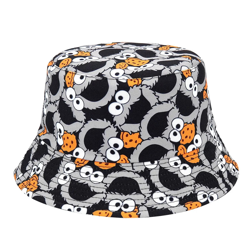 Summer Womens Designer Custom Printed Wholesale Sublimation Reversible Floral Bucket Hat Men