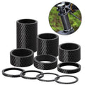 MUQZI Mountain Bike Headset Stem Spacers Ultra Light Carbon Fiber 28.6mm Front Fork Washer