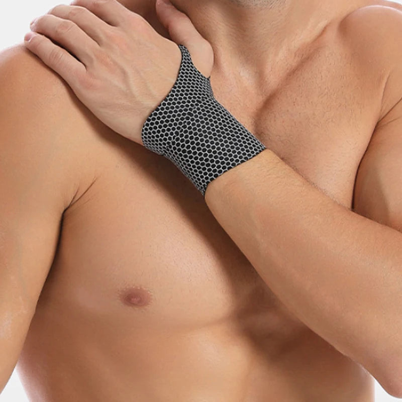 Hot Sale Summer Thin Breathable Elastic Sports Gym Weightlifting Wrist Wraps