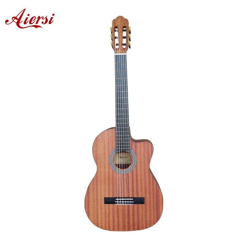 Aiersi Brand Wholesale Cheap Price Electric Guitar with Mahogany Body for Sale