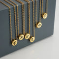 Fashion Pendant Chain Stainless Steel Custom 12 Zodiac Sign Necklace