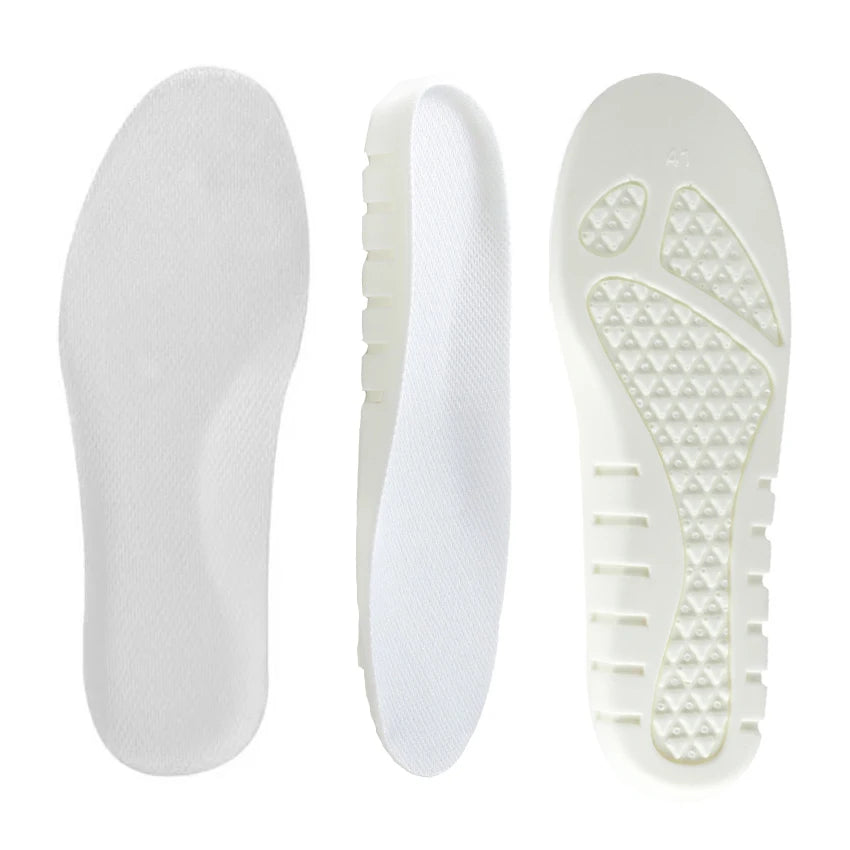 Memory Foam Arch Support Insoles for Sneakers Shock Absorption Inner Shoe Sole U-Shaped Heel Pad Fascitis Plantar Sports Insoles