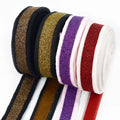 Meetee KY990 18mm Garment Sewing Accessories Stretch Lace Strap Beaded Lace Fabric Crafts Gold Silver Knitting Stripe Webbing