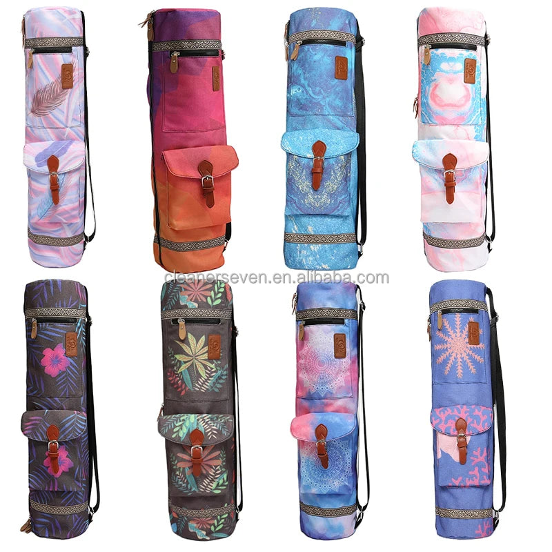 Eco Friendly Cotton Canvas Carrying Pack Yoga Bag